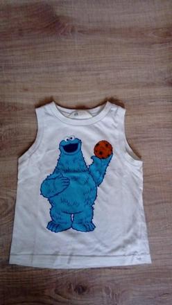 Veselé zaujímavé tielko, 86/92, h&m,86