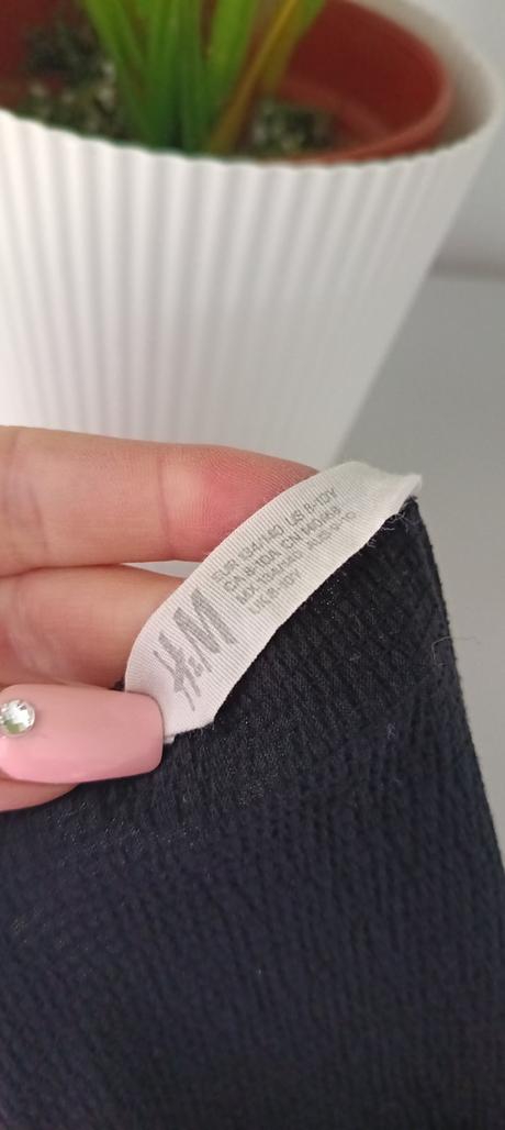 Čierny top, h&m,140