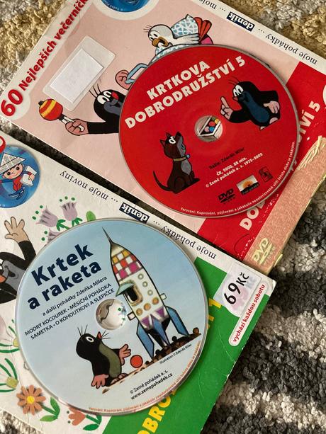 Dvd krtkova dobrodružství 6ks, 