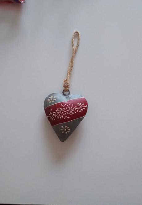 Veľké srdce kov 10x8,5cm ako nové, 