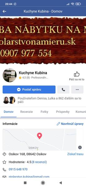 Kuchyne Kubina - skúsenosti