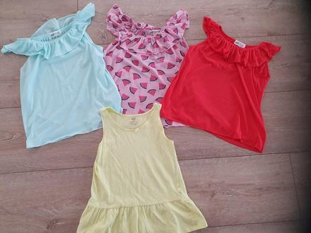 2 ks tričká, h&m,122