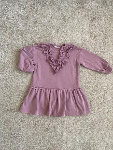 Mikinové šaty, h&m,98