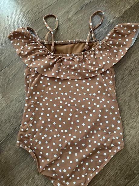 Bodkovane plavky, zara,128