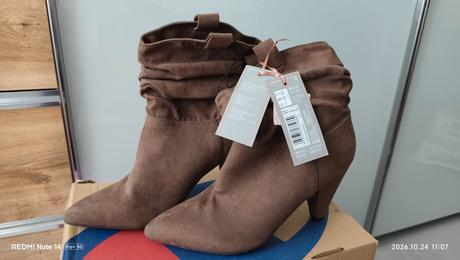 Hnedé čižmy, f&f,39