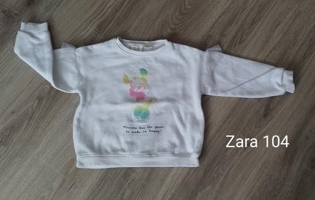Biela minnie mikina, zara,104
