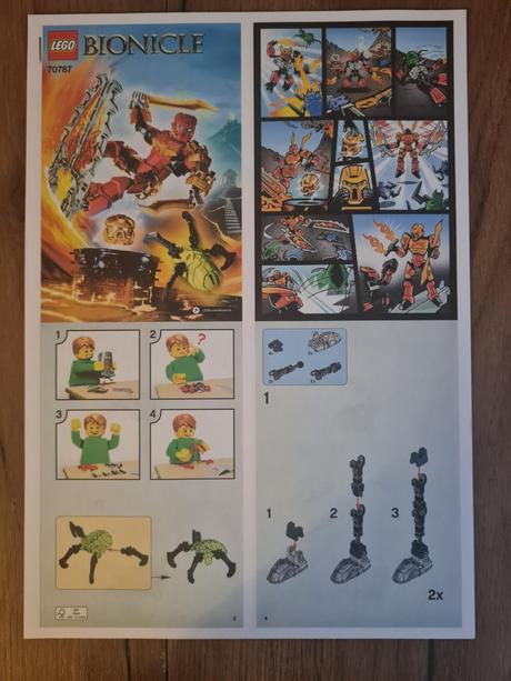 Lego bionicle 70787 pán ohňa, 