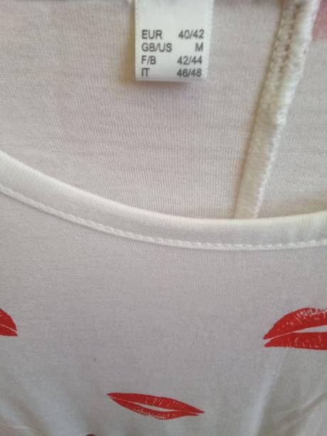 Biele tričko  "cmuk", bonprix,42