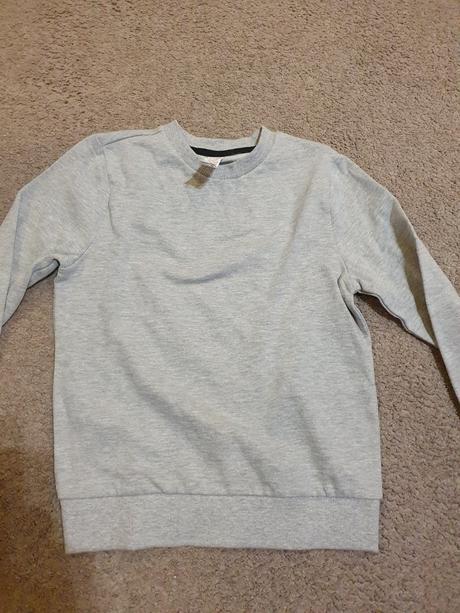 Sivá mikina 128cm, f&f,128