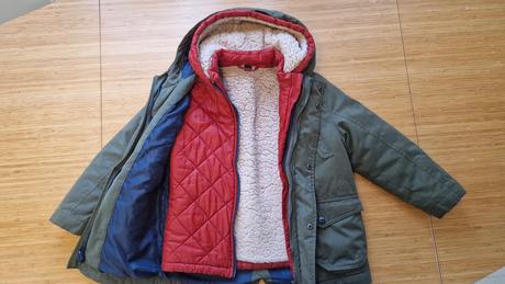 Zimná bunda 3v1 veľ.116, c&a,116