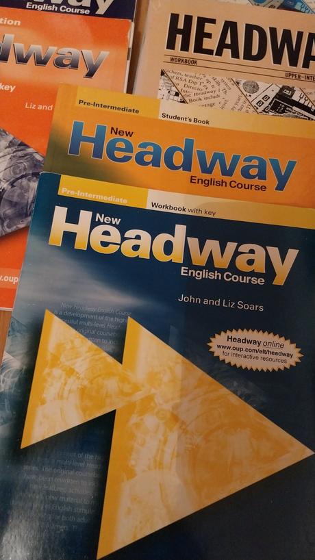 Rozne ucebnice headway - pre-int, int, upper-int,