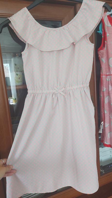 Bodkované šatičky, h&m,134