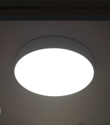 Led s ietidlo s priemerom 80 cm, 