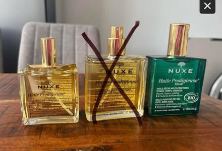 Nuxe suche oleje,