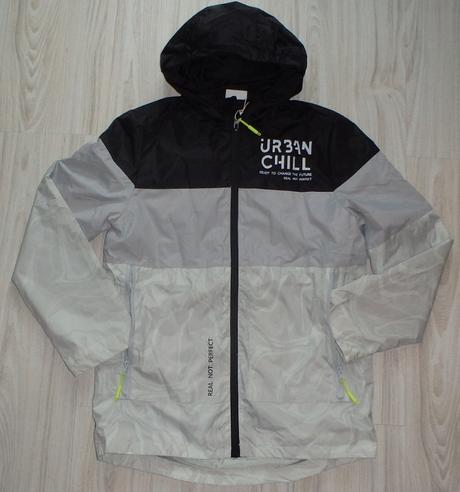 Šedo čierna vetrovka coccodrillo, v. m/l,v.152-164, coccodrillo,152 / m / s