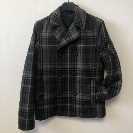 Chlapčenský vlnený kabát benetton 2xl 160 (11-12r), benetton,158