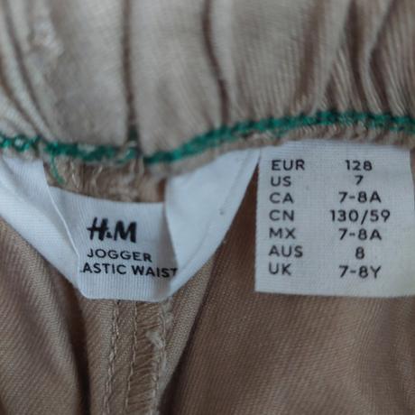 Chlapcenske nohavice tenke, h&m,128