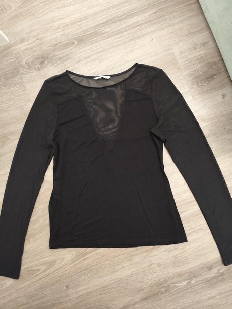 Sietkovany top, h&m,m