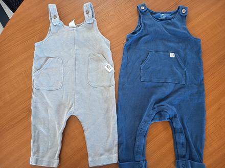 Overal/nohavice na traky 6-9 mesiacov - 74, hm, h&m,74