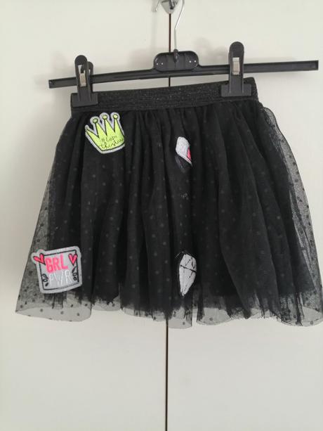 Suknicka pre dievčatka, cierna vel. 122/138, 122