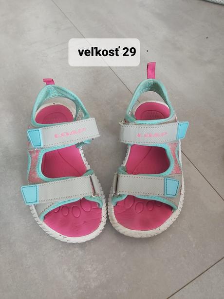 Dievčenské sandále, loap,29