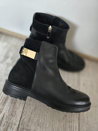Tommy hilfiger kožené topanky, tommy hilfiger,39