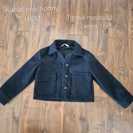Kabát tenký, h&m,140