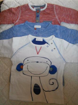 Tričká 3ks, next,62