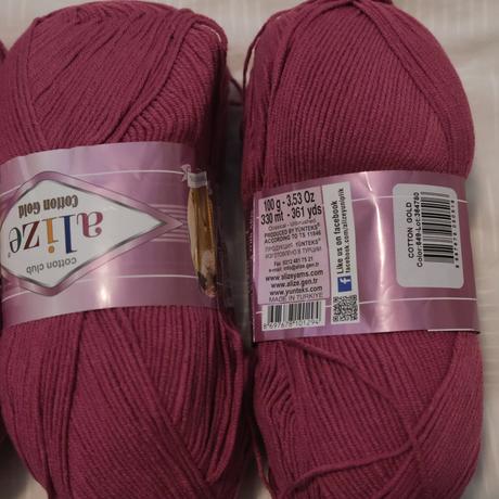 4 ks alize cotton gold, 