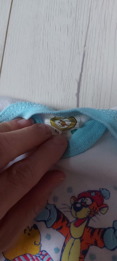 Tričko zimné s macko pu, 62