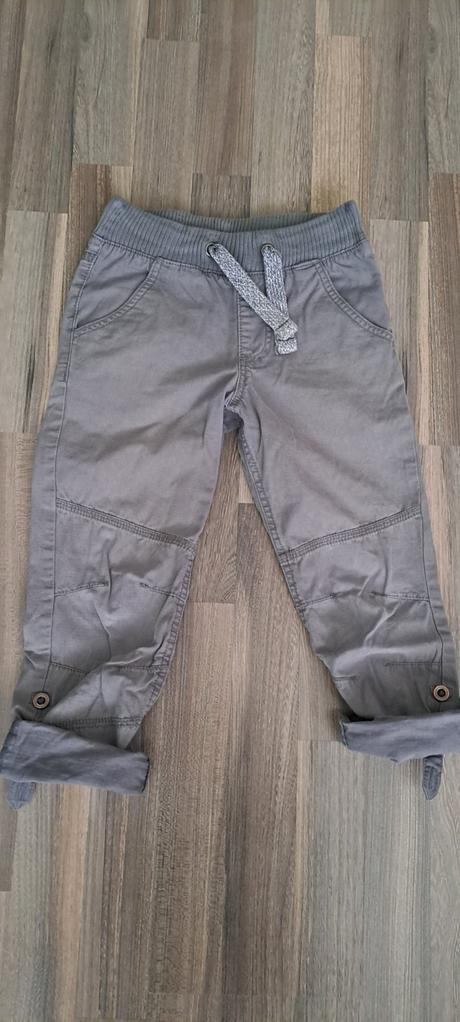 Šedé nohavice, možné ovinutie, zn. f&f, veľ. 122, f&f,122