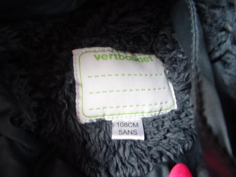 Bunda nevynosená, vertbaudet,110