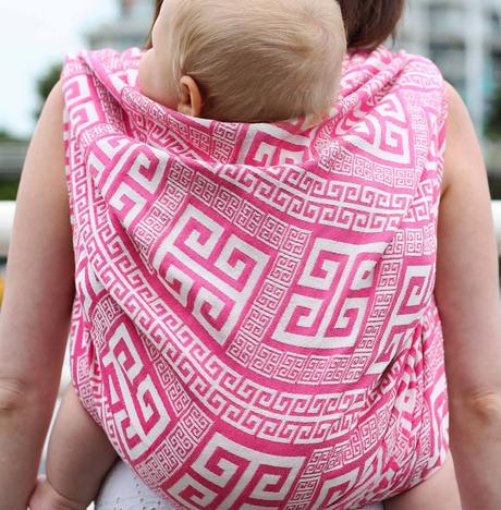 Satka na nosenie deti tekhni meandros candy, tekhni