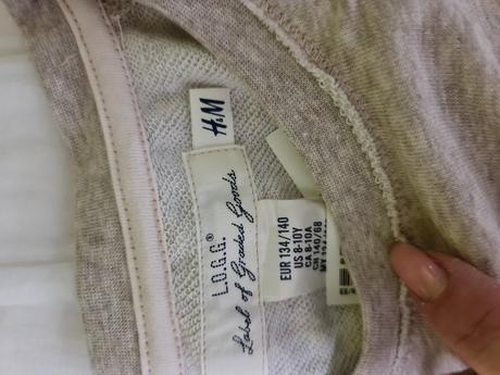 Mikina s krajkou, h&m,116