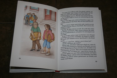 Kniha príbehov z košíka v nemčine,