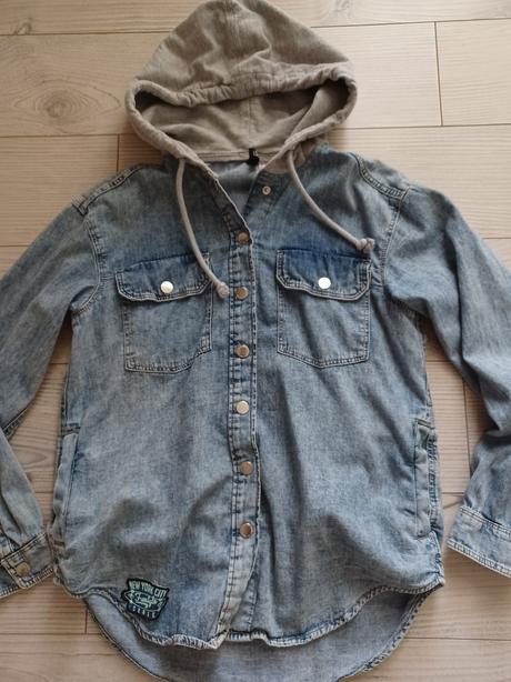 Dievčenská riflová košeľa, h&m,xs