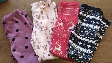 Zateplené legíny 122/128, 122–134