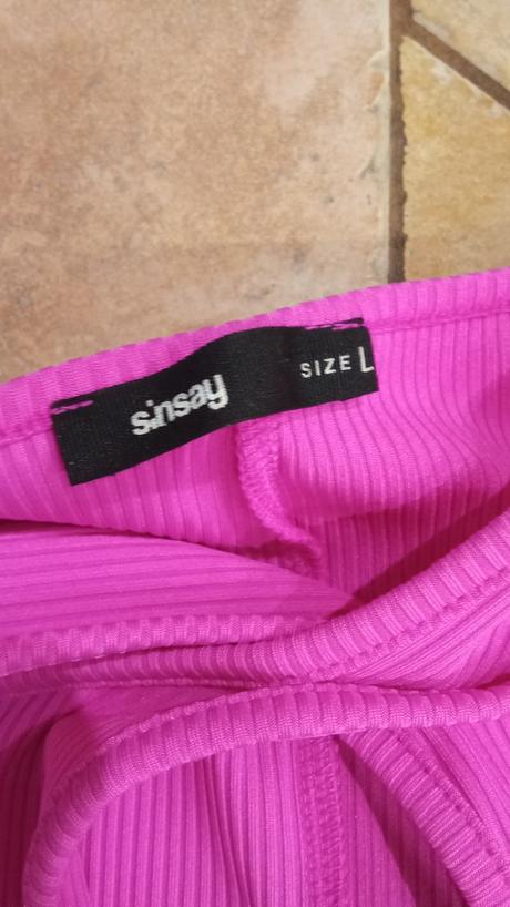 Krásne ružové šaty, sinsay,l