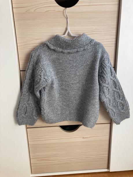 Teplý sveter zara s výšivkou, zara,104