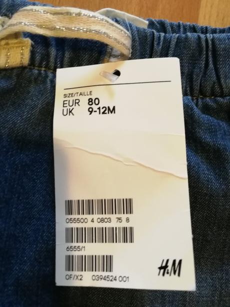Uplne nove riflicky, h&m,80