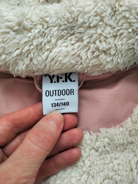 Zimní bunda pre dievčatá, 140