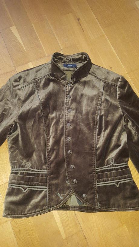 Zamatové sako, h&m,42