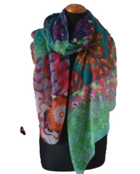 Desigual šál 190x100cm, desigual,xxl