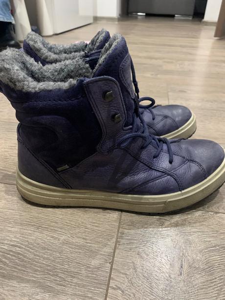 Ecco kožené, zateplené, nepremokavé topánky, čižmi, ecco,36