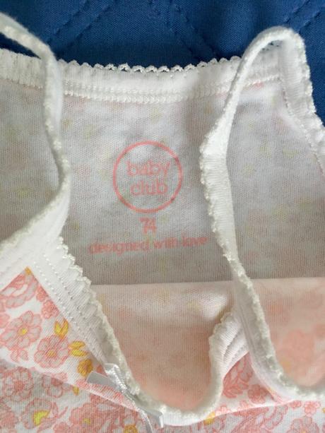 Body na ramienka / tielko, baby club,74