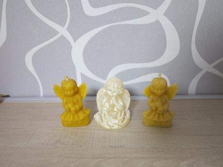 Anjeliky sviečky - cena spolu,