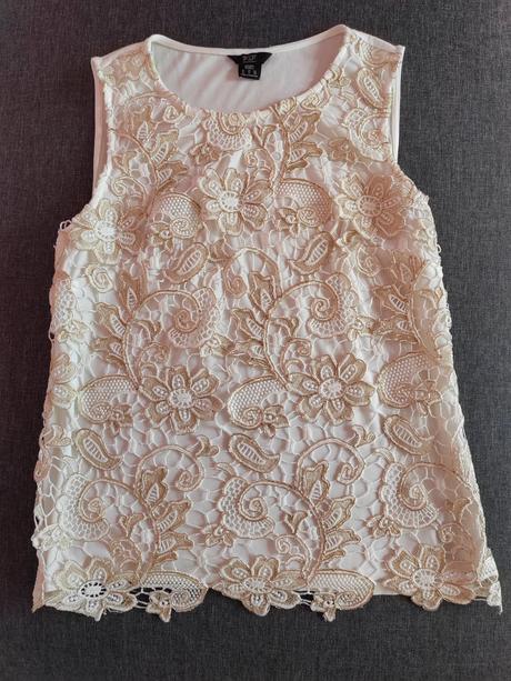 Dámska blúzka so zlatou výšivkou, f&f,38