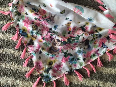 Zvieratková šatka 110/128, h&m,110