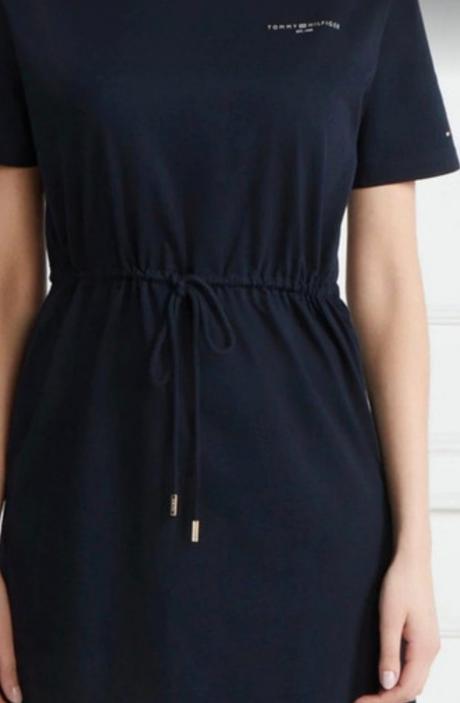 Tmavomodré šaty tommy hilfiger  l/xl, tommy hilfiger,l / xl