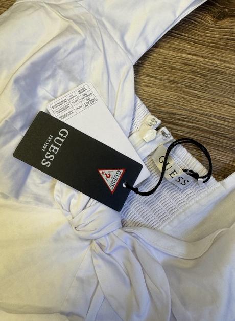 Guess biele letné šaty, guess,xs